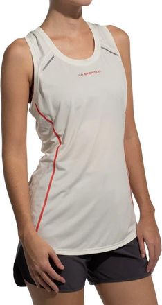 La Sportiva Tracer Tank Top - Womens in Chalk/hibiscus at Nordstrom, Size X-Small