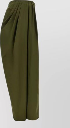 ARMARIUM cotton asymmetric draped sleeveless long dress