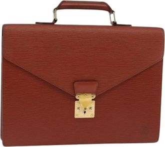 Louis Vuitton Pre-owned Handbags, female, Brown, Size: ONE SIZE Pre-owned Leather Handbag