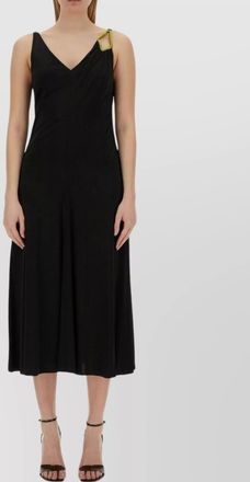 Lanvin strap detail midi dress