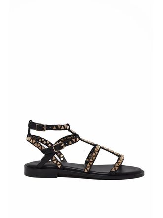 Ash Black Leather Pandora Sandal