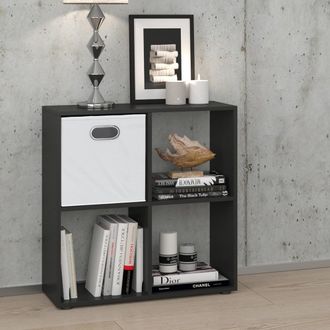 Vicco Separador De Ambientes Tetra, Negro, 72.6 X 72 Cm, Vicco