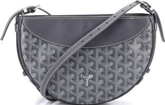 Goyard Hirondelle Shoulder Bag Coated Canvas and Leather