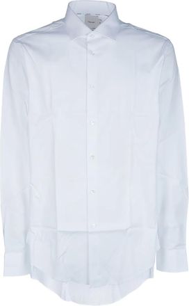 Calvin Klein buttoned shirt - men - Cotton/Spandex/Elastane - 43 - White
