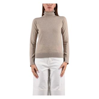 Max Mara Jersey de cuello alto Allegra - Knitwear - Mujer - Beige - XS