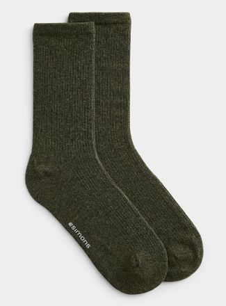 Simons Womens Finely ribbed socks