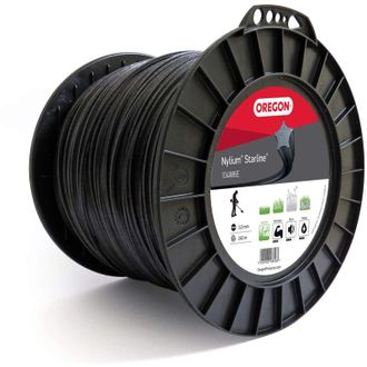Oregon Scientific Oregon Filo per Decespugliatore a Forma di Stella in Nylon Resistente, Adatto per Erba Alta, Rifiniture e Vegetazione Fitta, Compatibile con Numerosi