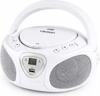 Lauson Lauson Cp751 Blanco / Reproductor Radio Cd Con Altavoces Incorporados