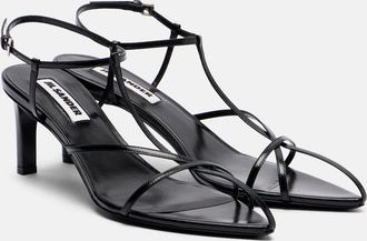 Jil Sander Cage leather sandals