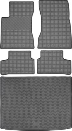 OEM Juego De Alfombrillas De Goma Para Coche Y Alfombrilla Para Maletero Para Mercedes Gla Ii Crossover (a Partir De Diciembre De 2019)