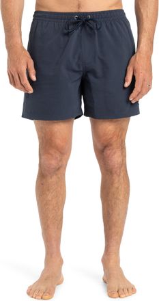 Quiksilver Badeshorts QUIKSILVER EVERYDAY VOLLEY 15, Herren, Gr. XXL, N-Gr, blau (schwarz navy), Obermaterial: 100% Polyester, Badehosen Badeshorts, sportlicher 