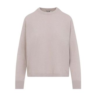Max Mara Nebbie Pullover - Dames - Ronde hals truien - Roze - XS - Wol - Truien & Vesten