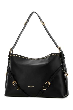 Givenchy Womens Black Leather Medium Voyou Shopping Bag Borse A Mano