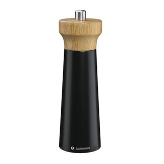 Zassenhaus Molinillo De Pimienta, Madera De Haya/roble, Di&aacute;metro 5,5 X 18 Cm, Negro/natural / Zassenhaus