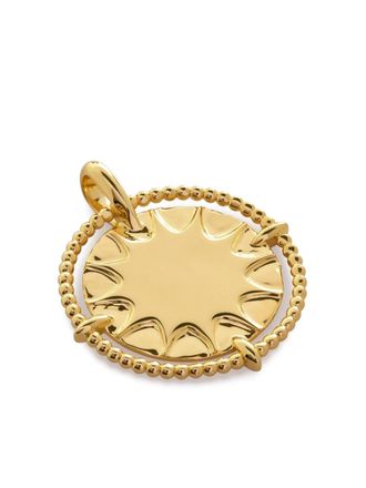 Monica Vinader Pendente Talisman a forma di sole - Oro