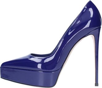 Le Silla UMA Pump 140 mm - Dames - Pumps - Blauw - 36 EU - Leer - Schoenen