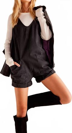 Free People High Roller Shortall Jumpsuit In True North