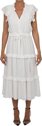 Love Token Sadie Midi Dress In White