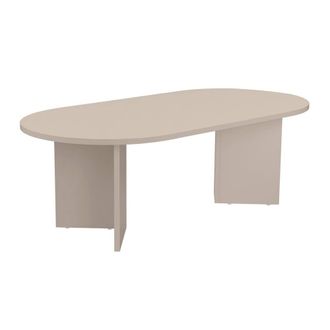 Calicosy Oval Coffee Table L119 Cm - IRIS in Beige