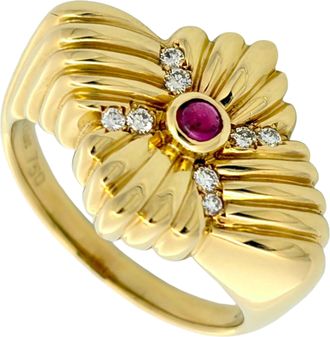 Dior Yellow Gold (18K) Band Ring (Pre-Owned)