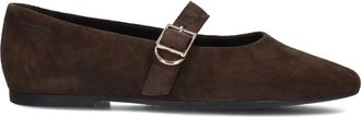 Vagabond Schoenen, Dames, Bruin, 40 EU, Su&egrave;de, Stijlvolle bruine su&egrave;de ballerinaschoenen