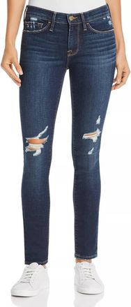 Frame Denim Le Skinny De Jeanne Distressed Jean In Wriley