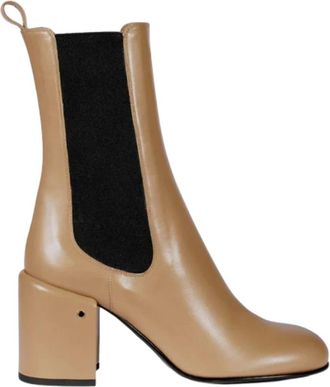 Laurence Dacade Schoenen, Dames, Beige, 38 1/2 EU, Stijlvolle H24 Laars