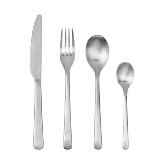 Broste Copenhagen Hune Besteck-Set, geb&uuml;rsteter Edelstahl (16 tlg.)