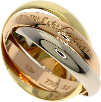 Cartier Yellow Gold (18K) Pink Gold (18K) White Gold (18K) Band Ring (Pre-Owned)