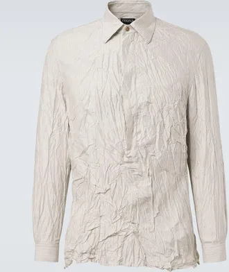 Ermenegildo Zegna Striped silk shirt