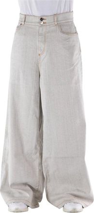 Etro Heren, Jeans, Grijs, Maat: W31 Denim