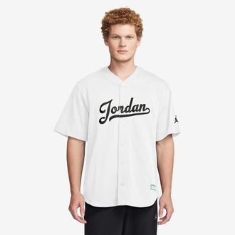 Nike Jordan Mens Flight MVP Statement Baseball Top - White/Black Size 3XL