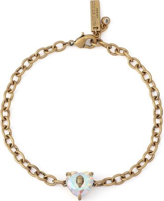 Kurt Geiger Crystal Heart Bracelet in Crystal Abalone at Nordstrom
