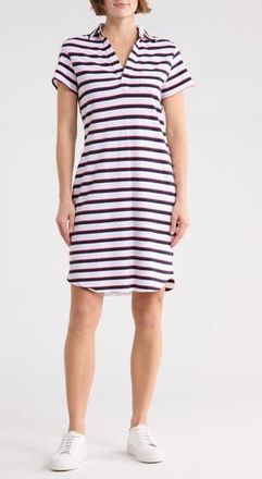 Frank & Eileen Lauren Polo Dress in Red Navy /White at Nordstrom Rack, Size X-Small