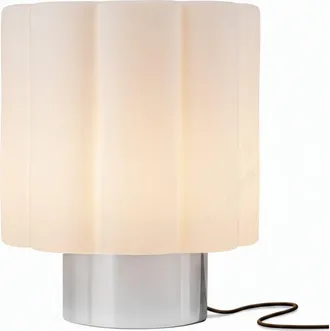 Brightech Addison 9 Chrome Matte Glass Integrated LED Table Lamp with Sliding Dimmer at Nordstrom