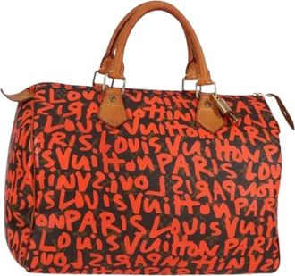 Louis Vuitton Pre-owned Monogram Graffiti Canvas Hand Bag - Dames - Vintage Handtas - Veelkleurig - ONE Size - Leer - Vintage