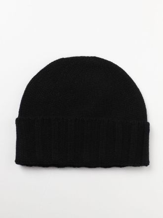 Drumohr Pure Cashmere Rib-Knit Beanie Hat with Cuff