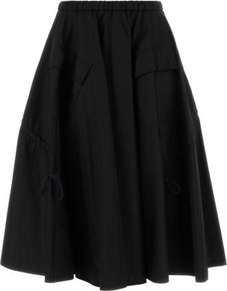 Prada Black Re Nylon Skirt