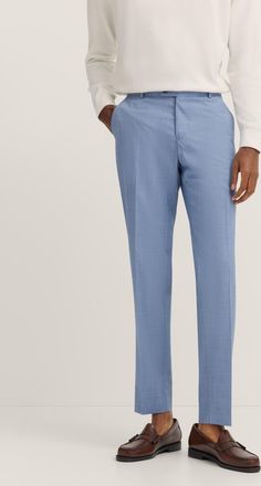 Bugatti Anzughose »Mix & Match« mit Bügelfalte & feiner Struktur