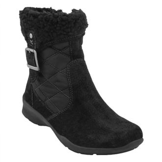Earth Womens Pinnacle Boot In Black Suede