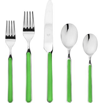 Mepra Fantasia Flatware Set - 20 Pieces in Apple Green at Nordstrom