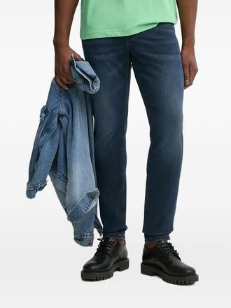 Joop Jeans met riemlussen en patch - 414