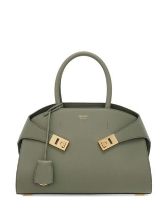 Ferragamo Hug Small Leahter Tote Bag