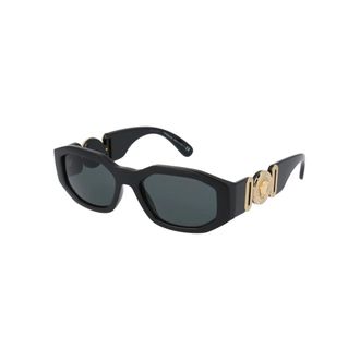 Versace Sunglasses, male, Black, Size: 53 MM Medusa Biggie Sunglasses