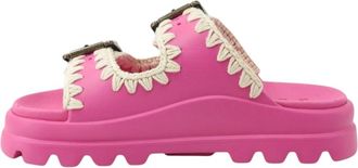 Mou Eva Buckle Sandalen - Dames - Sandalen - Roze - 40 EU - Schoenen