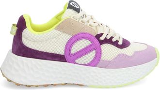 No Name Paarse Carter Jogger Sneaker - Dames - Sneakers - Veelkleurig - 41 EU - Katoen - Schoenen