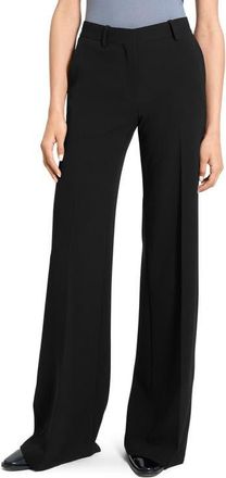 Theory Fluid Flare Leg Pants in Black at Nordstrom, Size 00
