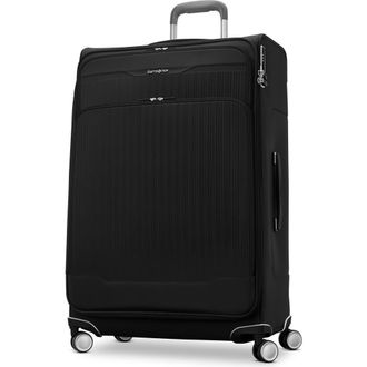Samsonite Silhouette 18 Softside Expandable 30 Checked Spinner in Black at Nordstrom