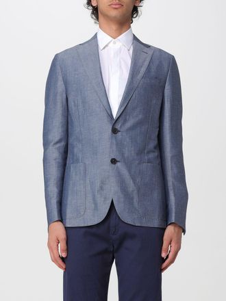Corneliani Giacca monopetto in seta e lana