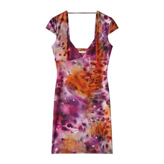 Patrizia Pepe Patrizia Pepe, Short Dresses, female, Multicolor, Size: XS Mini Dress